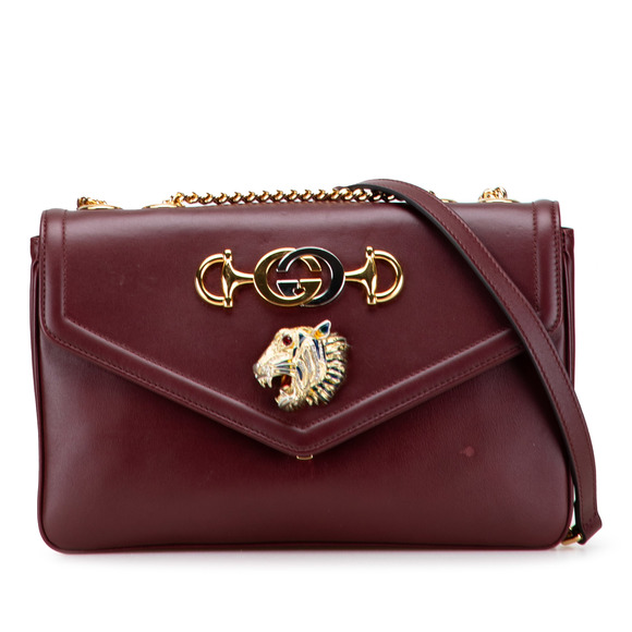Pre-Loved Gucci Medium Leather Rajah Crossbody - Picture 1 of 10